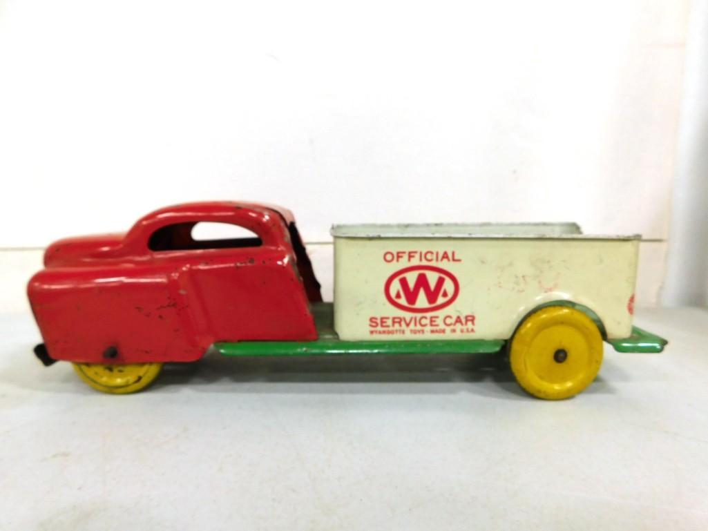 WYANDOTTE TOYS ハイウェイ・フレイトトラック　ブリキ　ヴィンテージ Wyandotte Toy Truck - Etsy