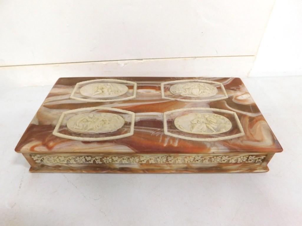 Incolay Stone Jewelry Box (1 of 6)