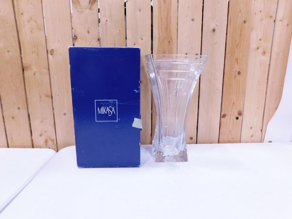 Mikasa Crystal Vase in Original Box (1 of 5)