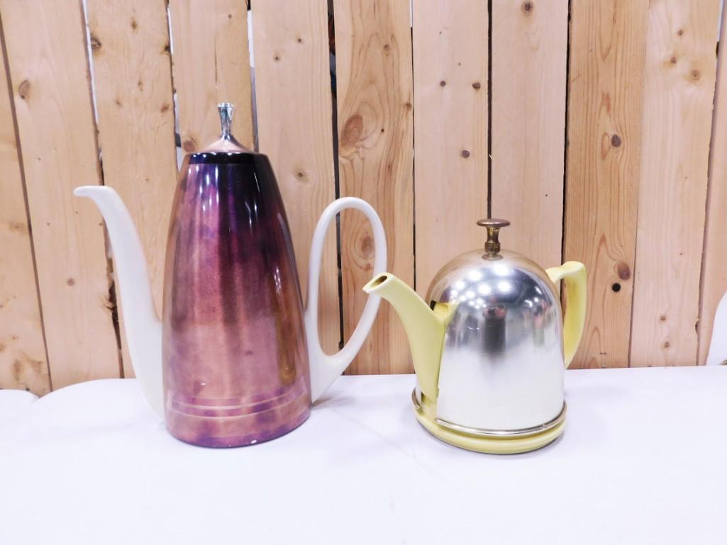 Vtg Coffee Pot and Teapot incl WMF Ikora German Insulated Sleeve Coffee Pot #406 and (1 of 8)