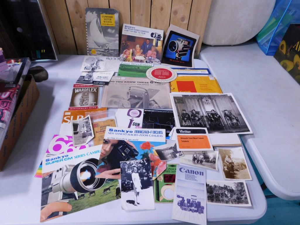 Ephemera incl Photos, Photography Manuals, etc: Ephemera incl Photos, Photography Manuals, etc