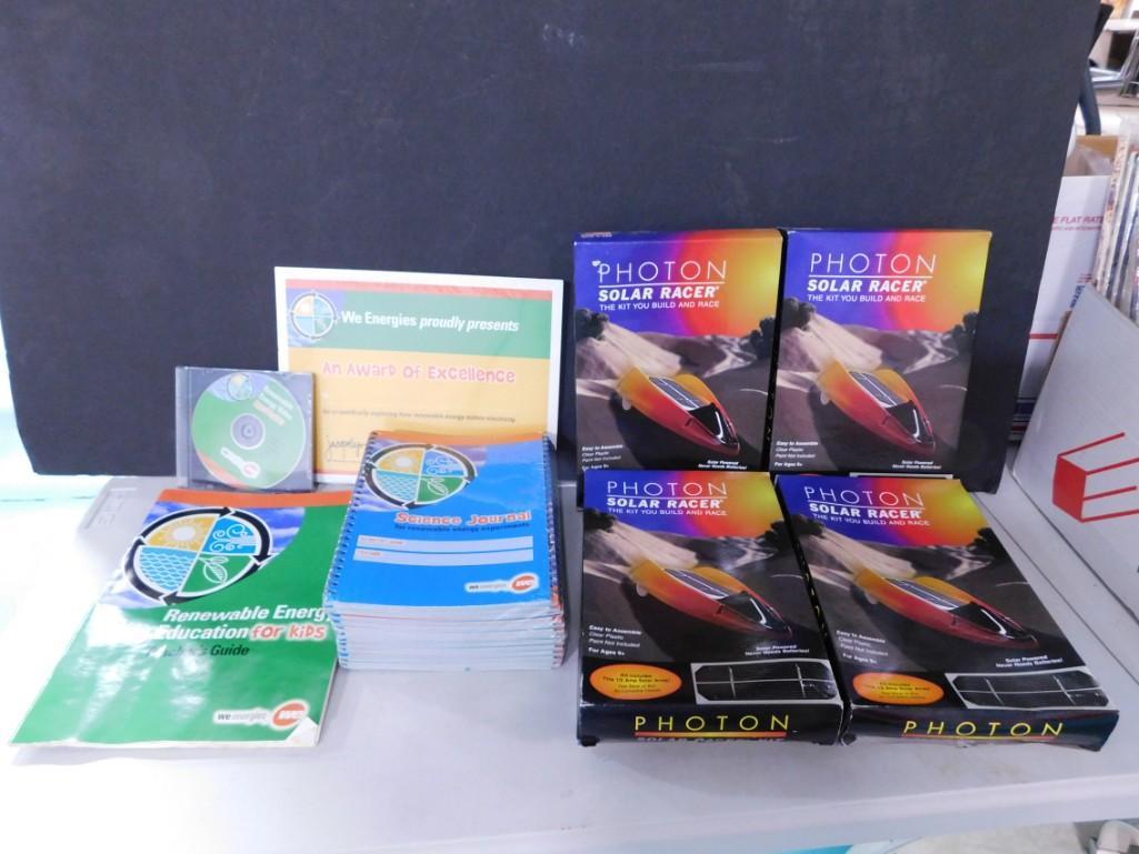 Science Toy Lot including Solar Power Racers, Science Journals (1 of 5)