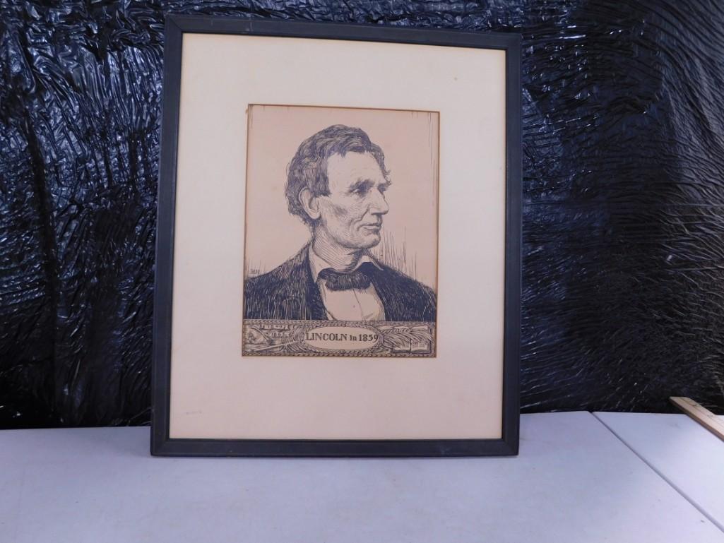 Framed Print of Abraham Lincoln (1 of 5)
