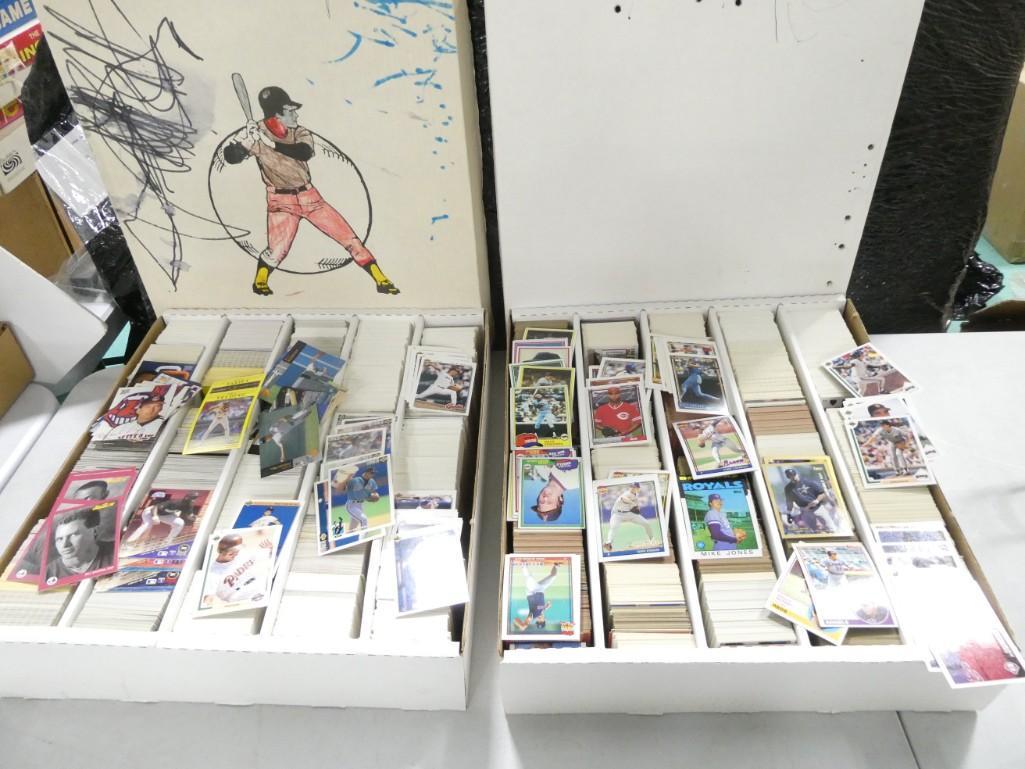 Two large Flats full of Baseball Cards (1 of 3)
