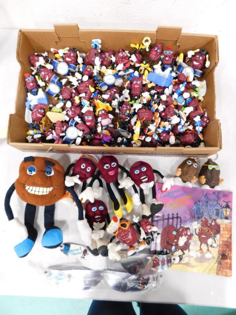 90 Vtg 1980s California Raisins Figures, Plush, & Advertising Huge Lot (1 of 7)