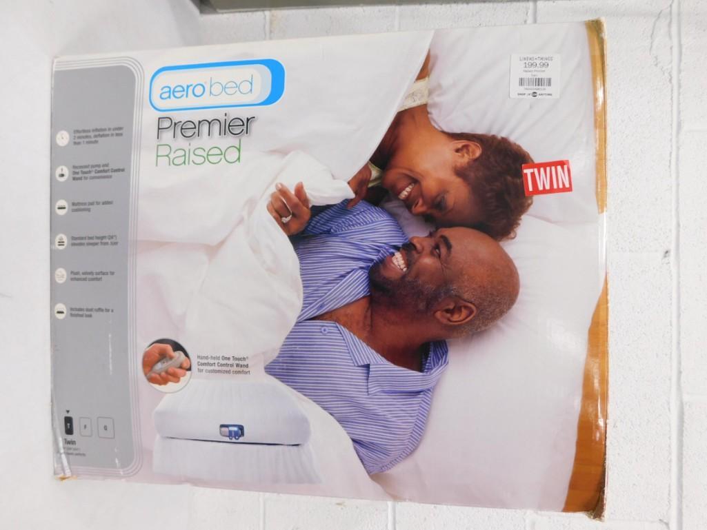 Aerobed Premier Raised Adjustable Twin Sized Air Mattress: Aerobed Premier Raised Adjustable Twin Sized Air Mattress Condition: untested