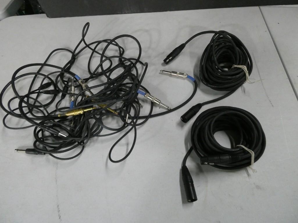 Misc. Microphone and audio equipment cords: Misc. Microphone and audio equipment cords