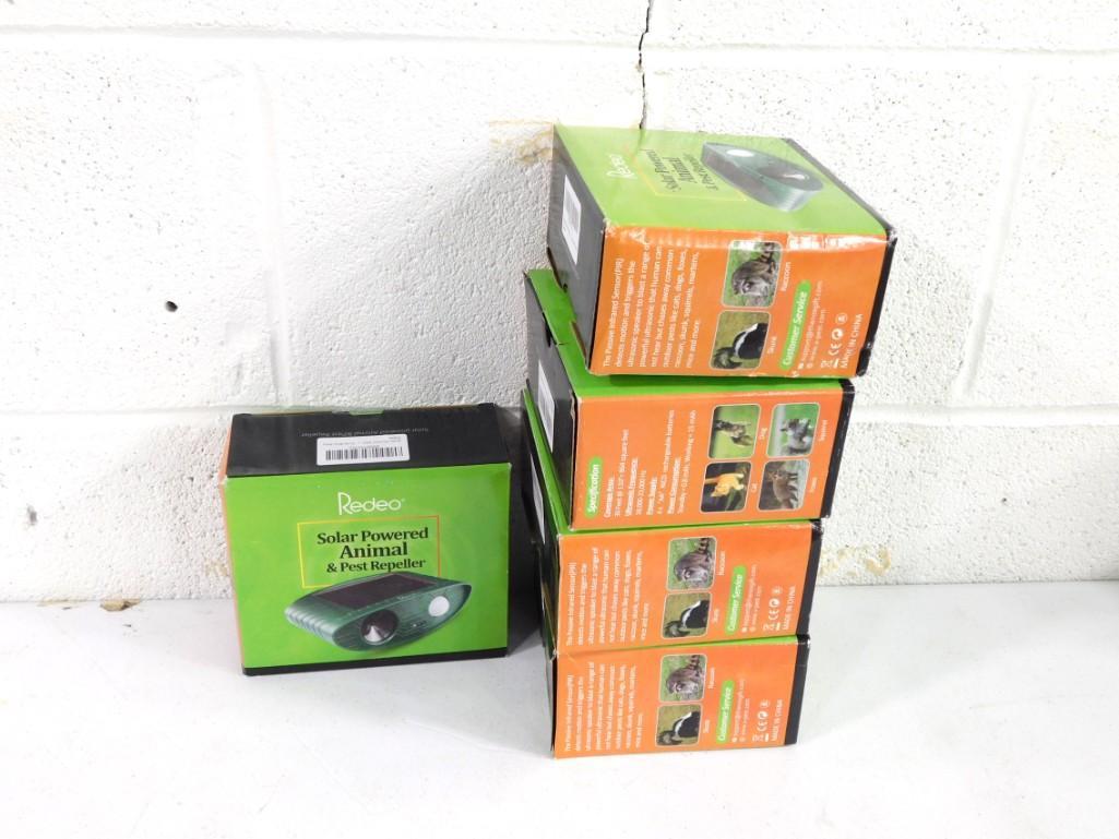 5 New in Box Solar Powered Animal & Pest Repellers Redeo Brand (1 of 4)