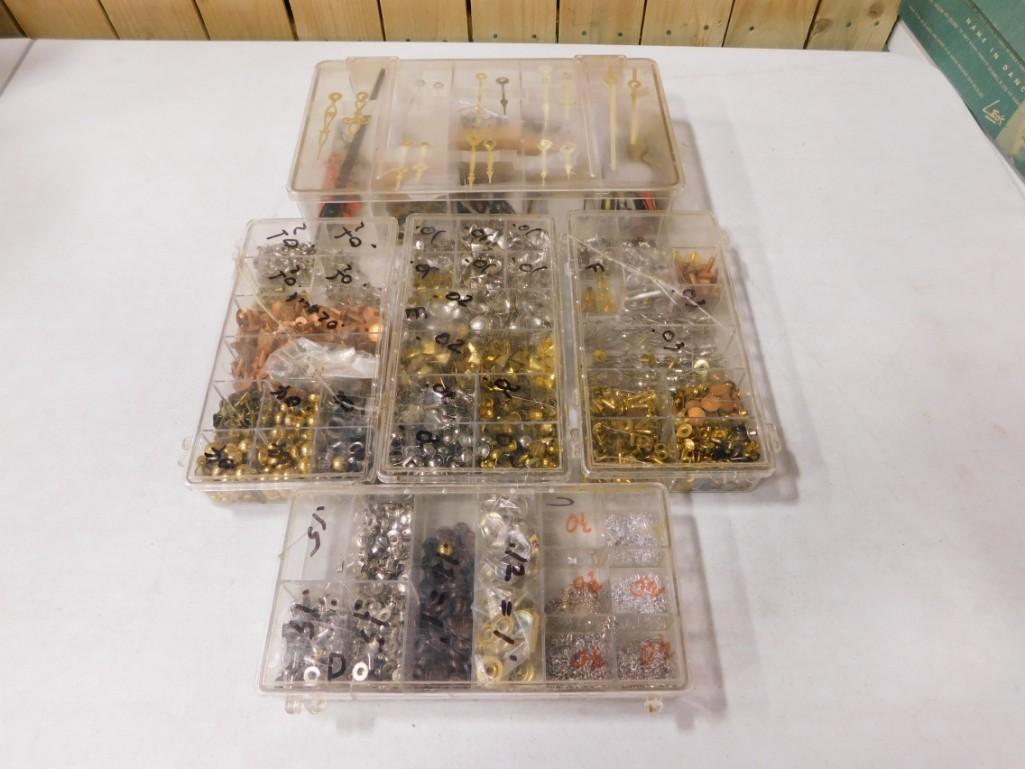 Lot of Clock Repair and Clock Making Supplies (1 of 3)