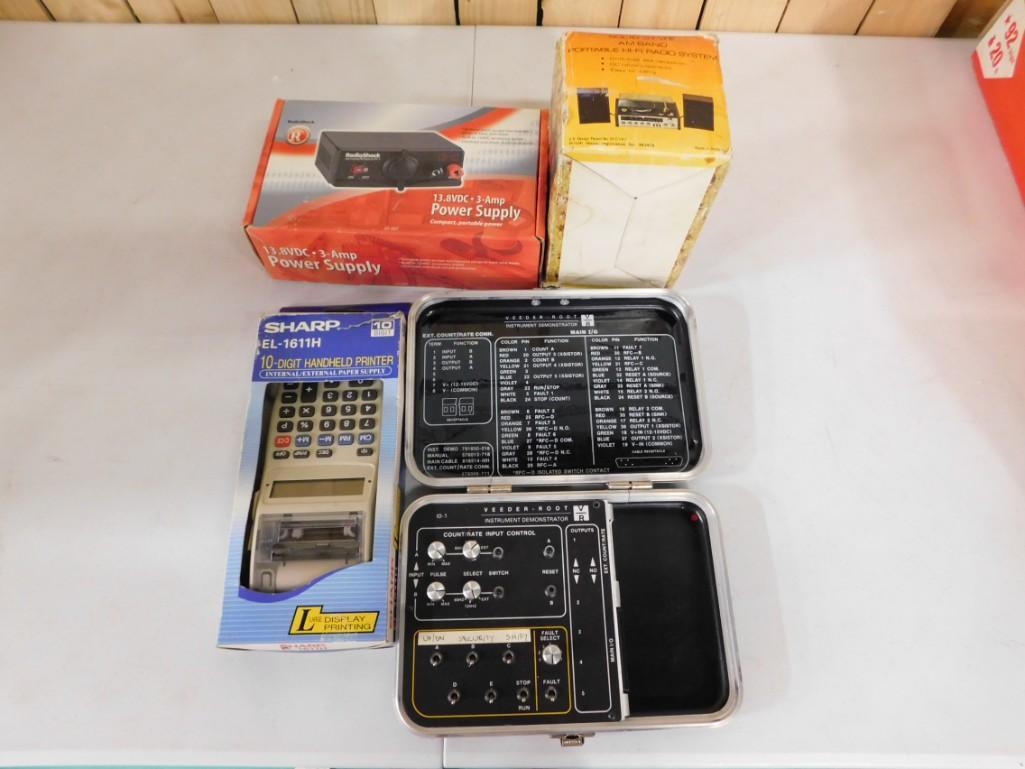 Veeder Root Instrument Demonstrator, Solid State AM Portable Hi Fi Radio System, 13.8 VDC 3 Amp (1 of 3)