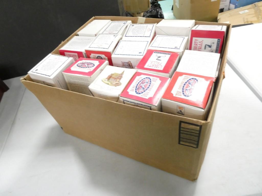 Huge Lot full of the Liberty Falls Americana Collection Buildings with boxes (1 of 7)