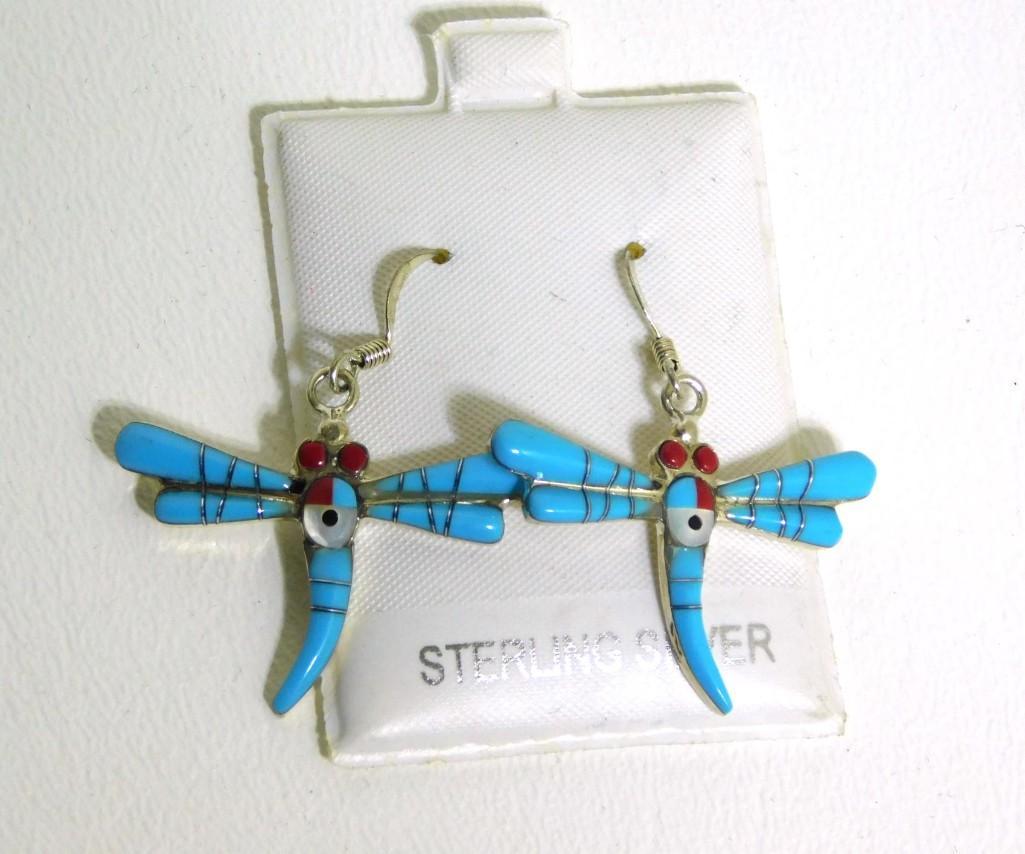 Sterling Silver Dragonfly Earrings (1 of 5)