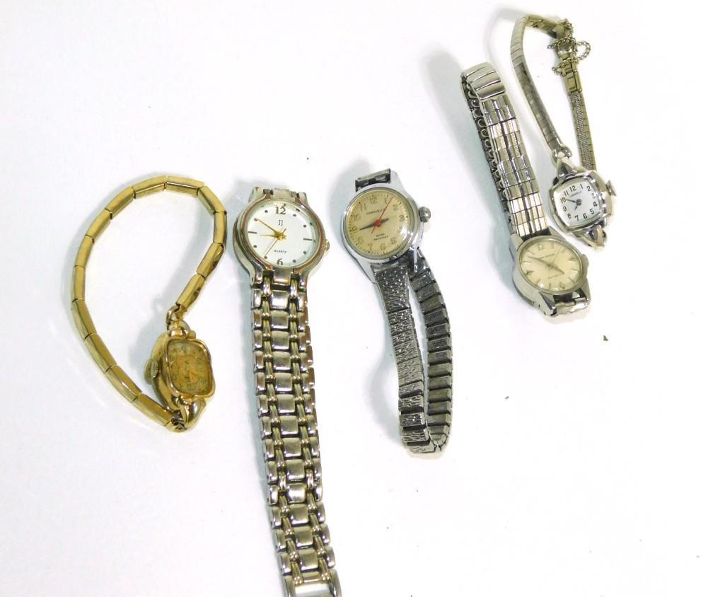 5 Vintage Watches incl Nivada Grenchen, Caravelle, etc (1 of 4)