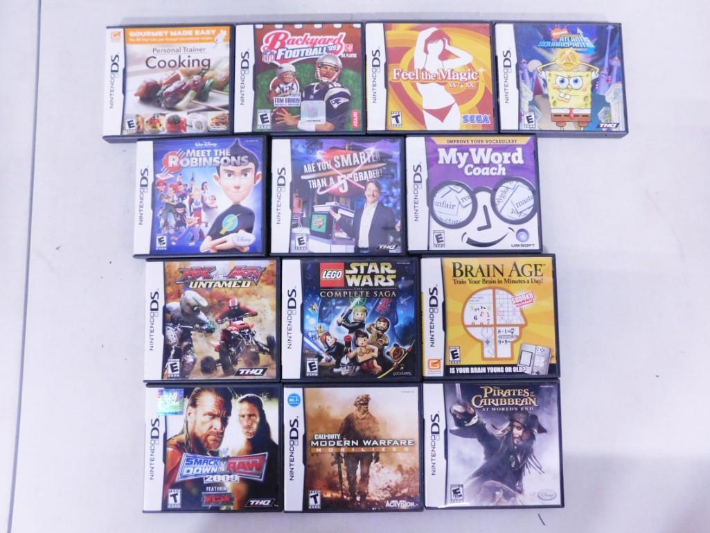 Lot of NIntendo DS Games incl Spongebob Atlantis Squarepantis, Feel the Magic XY XX, (1 of 4)
