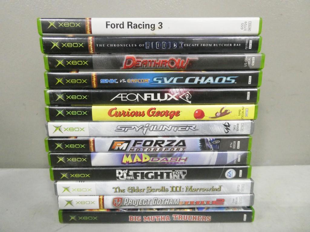 13 Xbox Games incl The Elder Scrolls III: Morrowind, Mad Dash, Def Jam Fight for NY, Spy Hunter, (1 of 4)