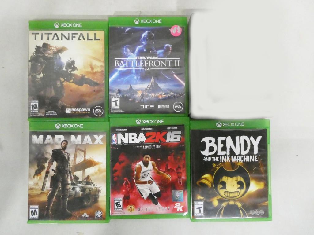5 Xbox One Video Games incl Bendy and the Ink Machine, Mad Max, Star Wars Battlefront II (1 of 2)