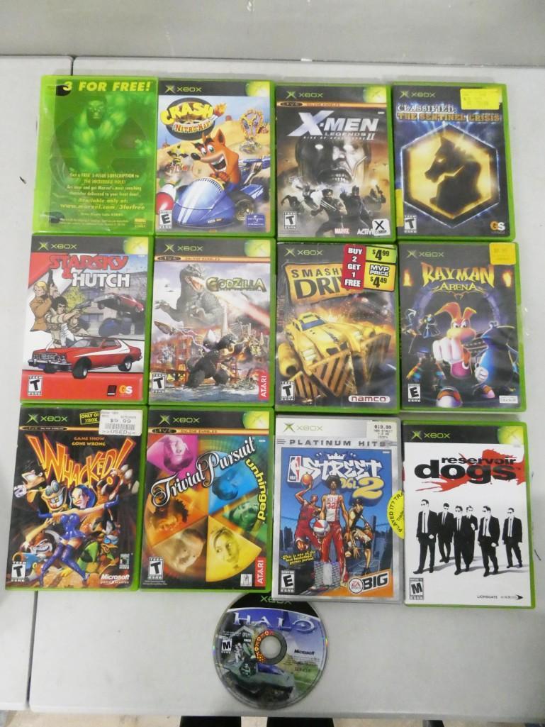 13 Xbox Video Games incl Rayman Arena, Smashing Drive, Whacked, Reservoir Dogs, Crash Nitro Kart, (1 of 4)