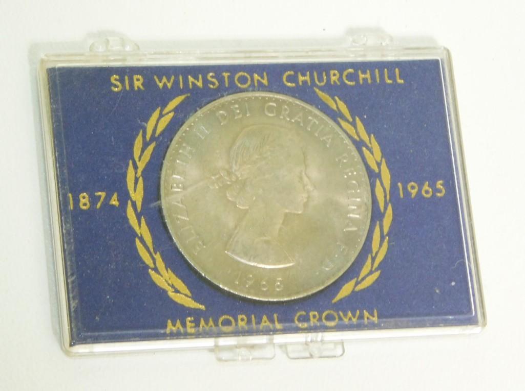 1874-1965 Sir Winston Churchill Memorial Crown Coin - Mar 27, 2023