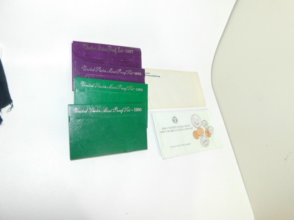 4 US Mint Proof Sets and 2 US Mint Uncirculated Coin Sets (1 of 4)