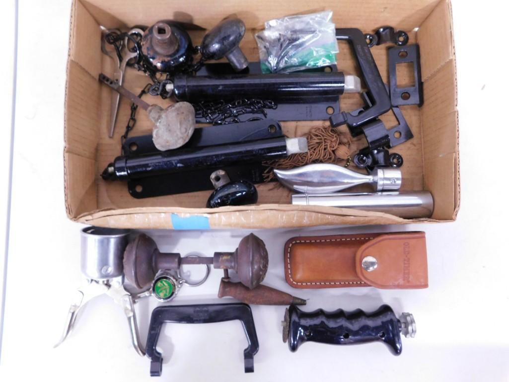 Smalls incl Hardware, Antique Door Knobs, etc (1 of 4)