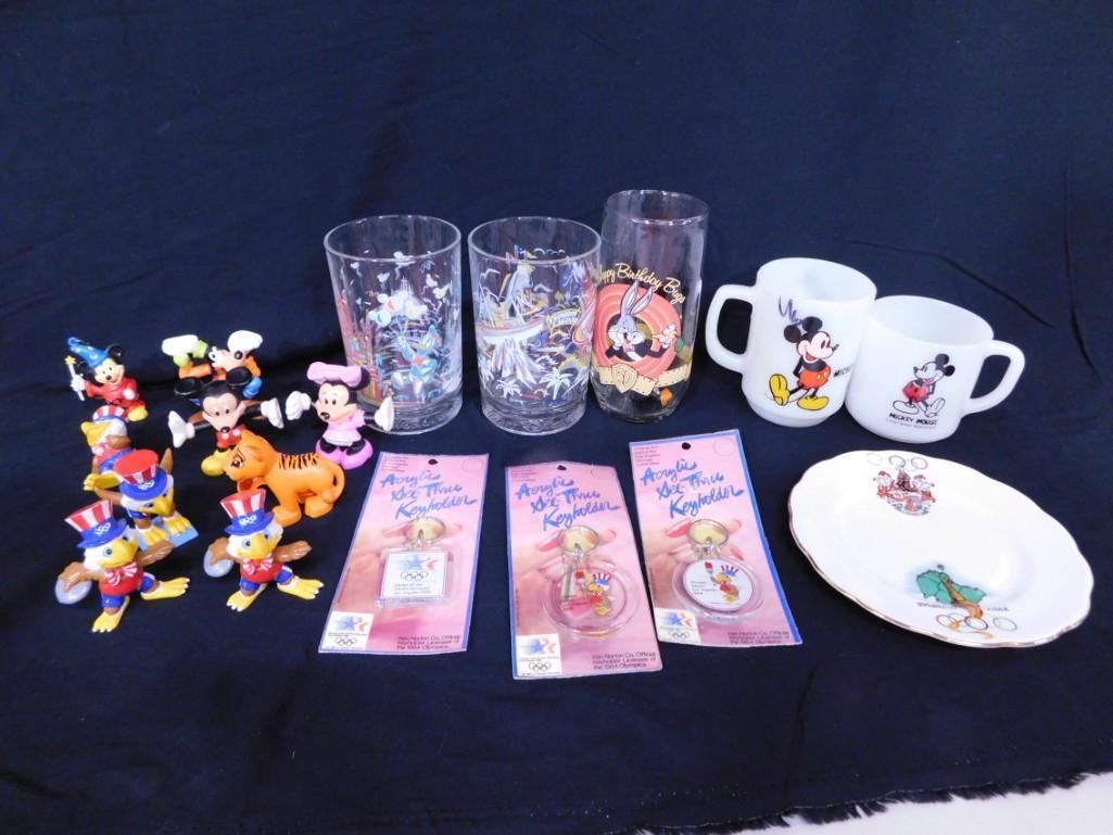 Disney / Warner Brothers Lot etc. including Mickey Mouse, Bugs Bunny, (1 of 6)