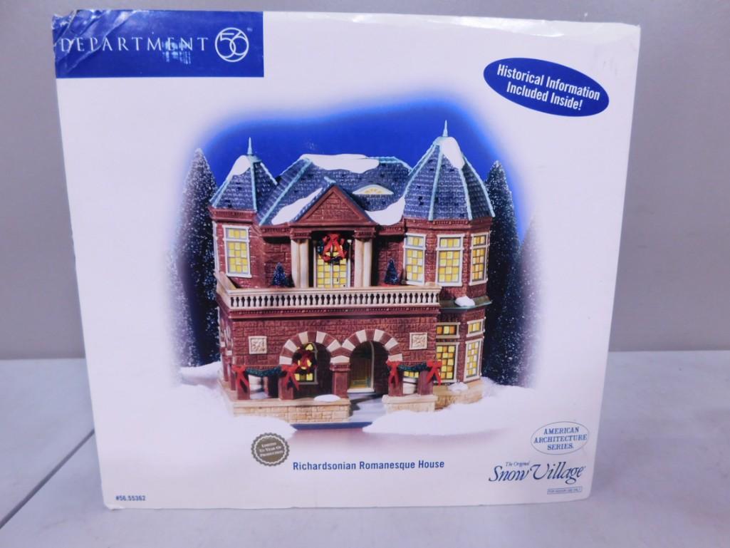 Dept 56 Richardsonian Romanesque House American Architecture Series The Original Snow Village (1 of 3)