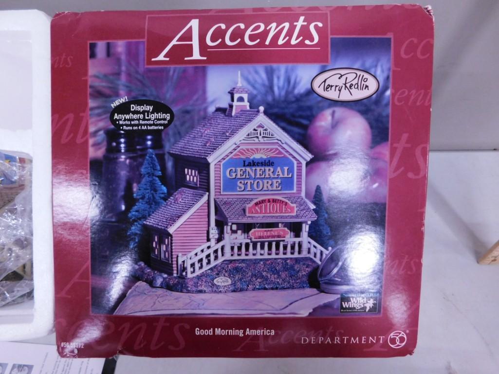 Dept 56 Terry Redlin Good Morning America Lakeside General Store Accents (1 of 4)