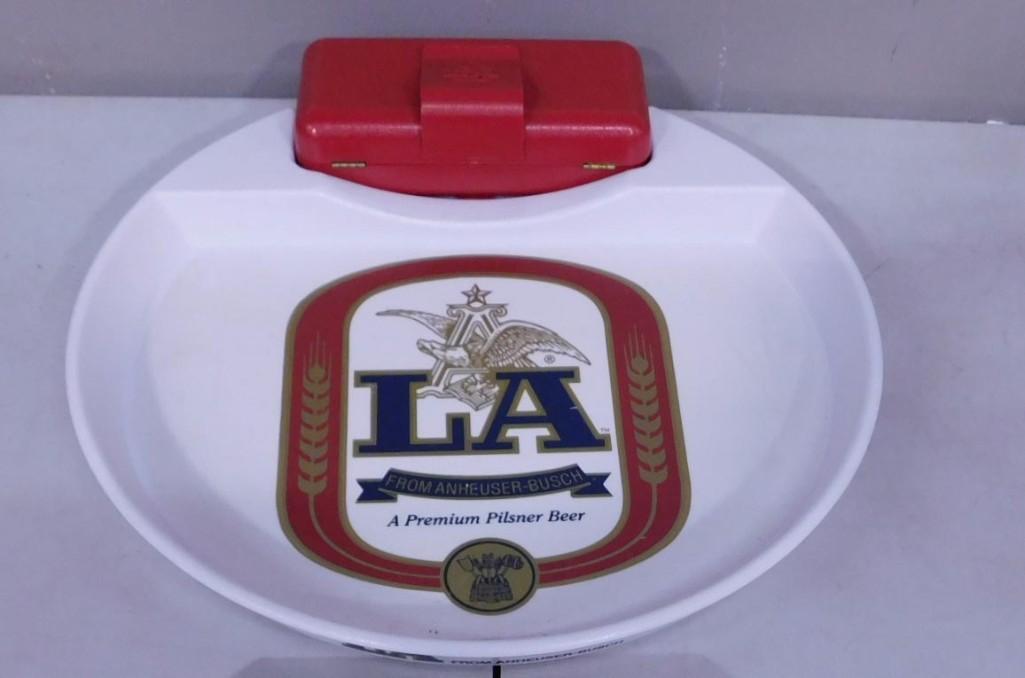 LA from Anheuser Bush Drink Tray with Cash or Tip Box (1 of 6)