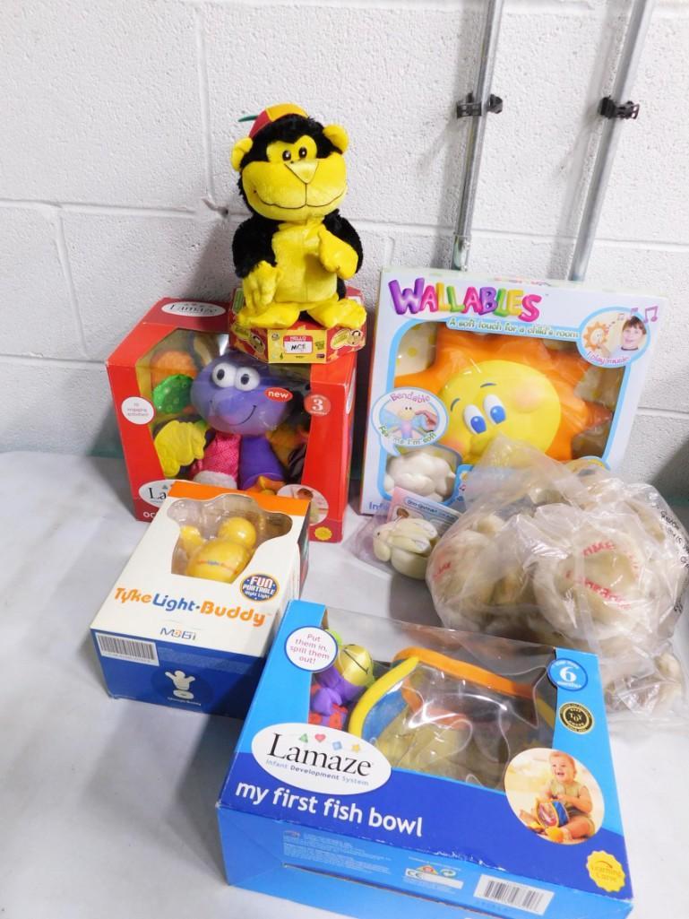 New Infant to Toddler Toys and Items incl Tykelight Buddy, Time Out Bear, Movin Monkey, Etc (1 of 6)