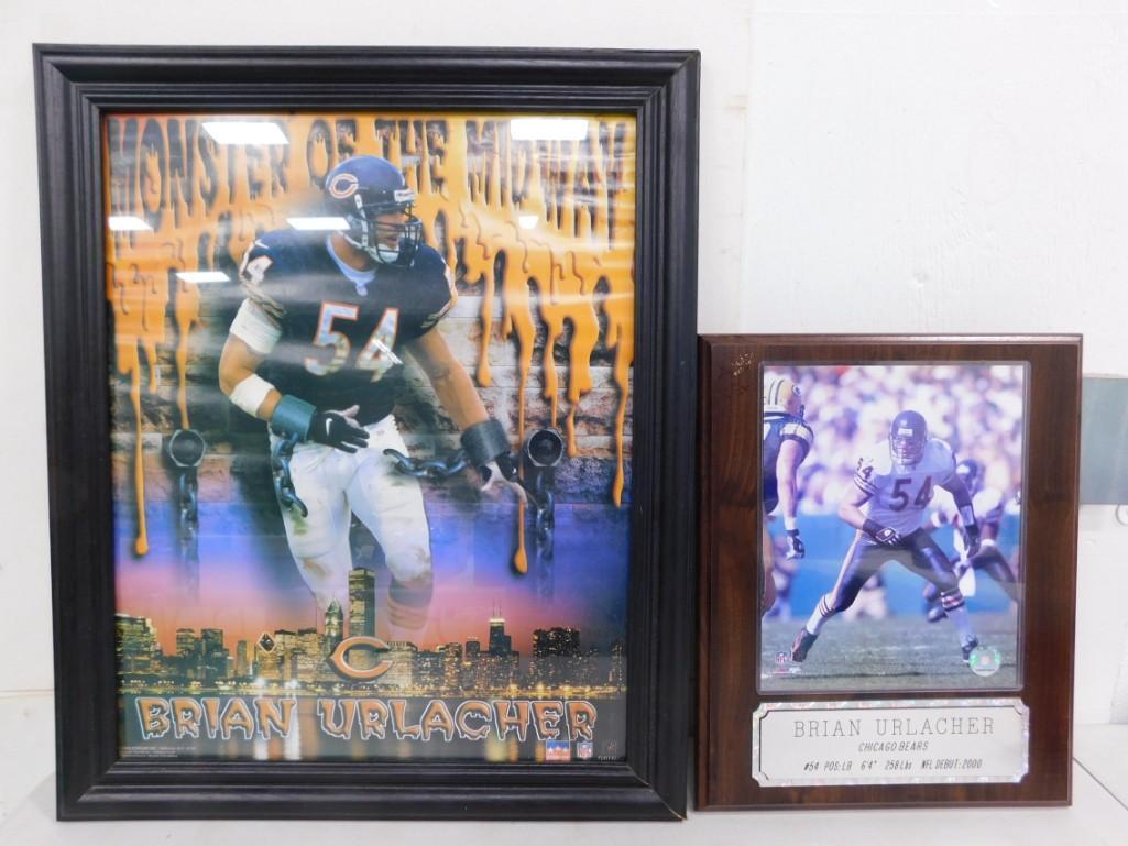 Brian Urlacher Plaque and Framed Poster (1 of 4)