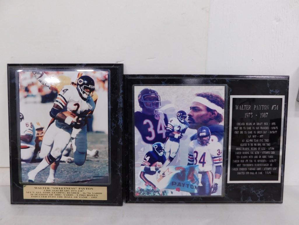 2 Walter Payton Plaques (1 of 6)