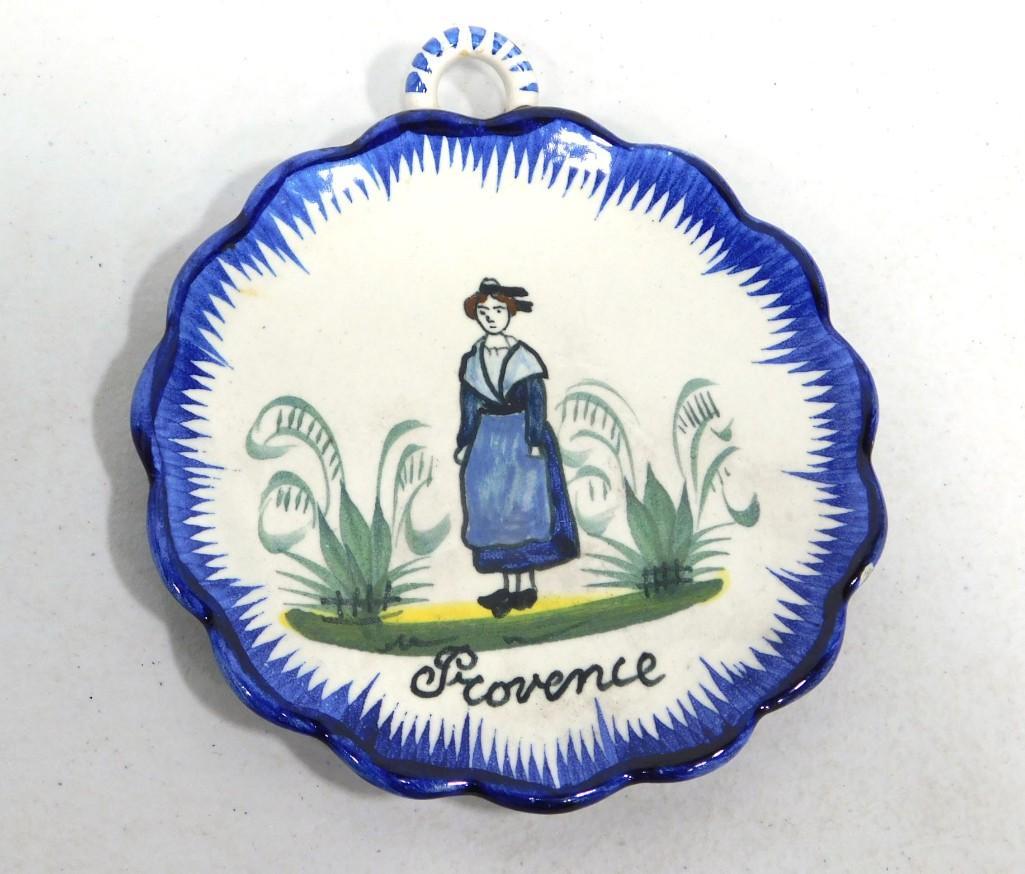 Henriot Quimper French Provence Wall hanging Plate (1 of 3)