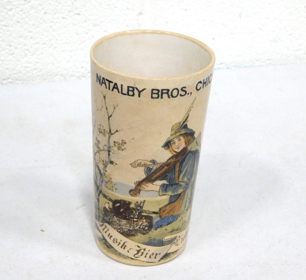 Villeroy And Boch Mettlach Ceramic Beer Cup Natalby Bros Chicago