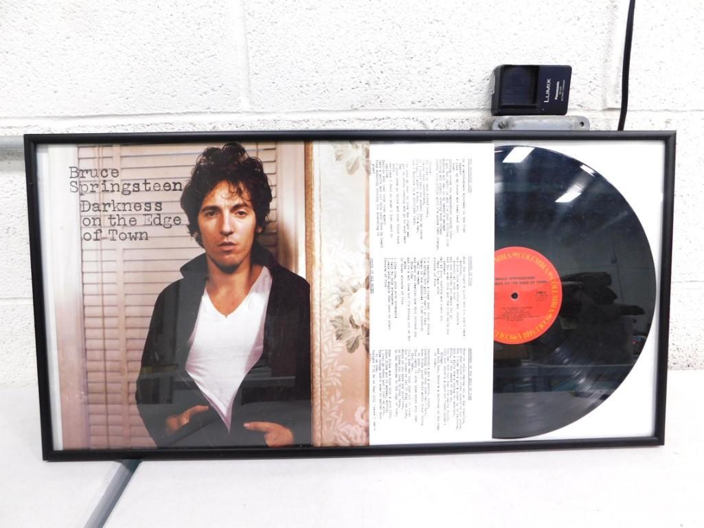 Bruce Springsteen Darkness on the Edge of Town Vinyl Record Album Framed (1 of 4)