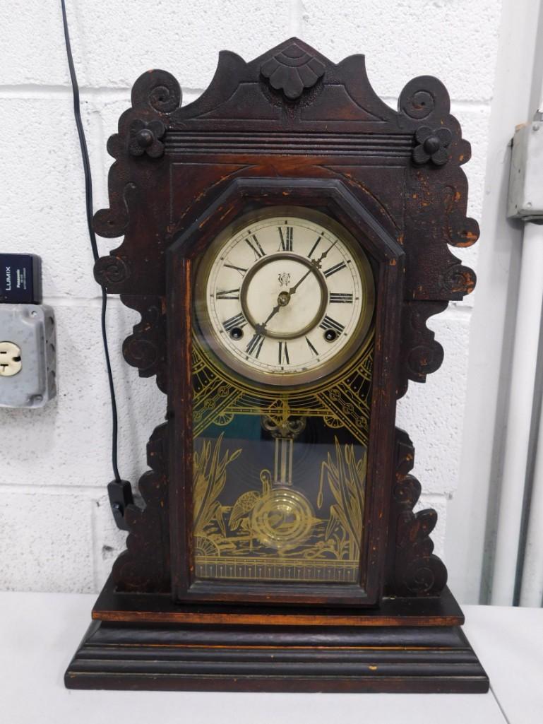 Antique Waterbury Clock Co Mantle Clock (1 of 7)