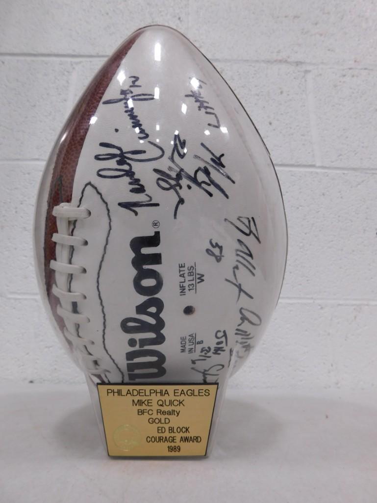 Signed Team Football - Possibly Philadelphia Eagles - No COA (1 of 5)