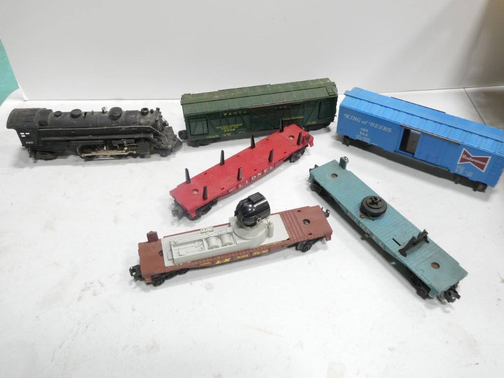 Lot of O Scale Trains including Lionel, an Engine, Budweiser, etc. (1 of 7)