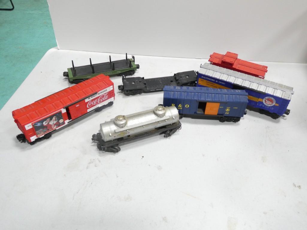 Lot of O Scale Trains including Lionel, Coca Cola, B & O Lionel 3461, etc.: Lot of O Scale Trains including Lionel, Coca Cola, B & O Lionel 3461, etc.