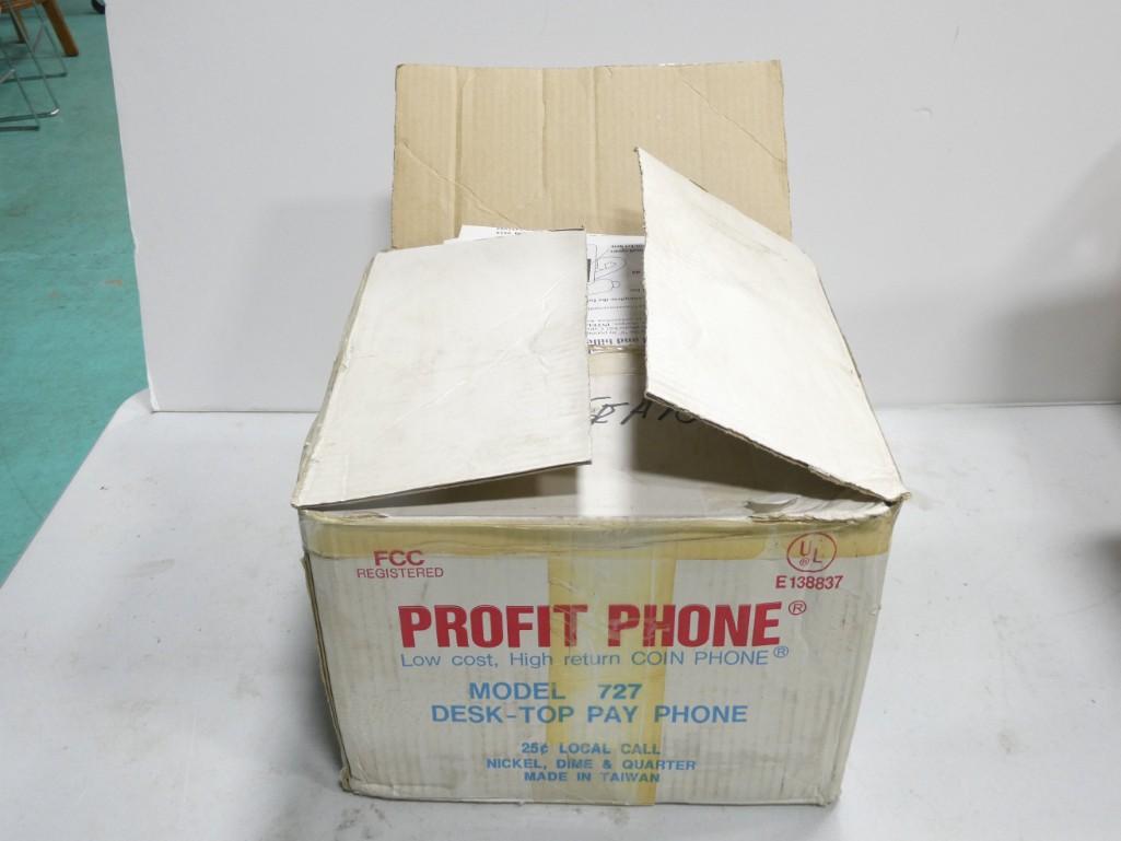 Vintage New in Open Box Profit Phone Model 727 Desktop Pay Phone (1 of 3)