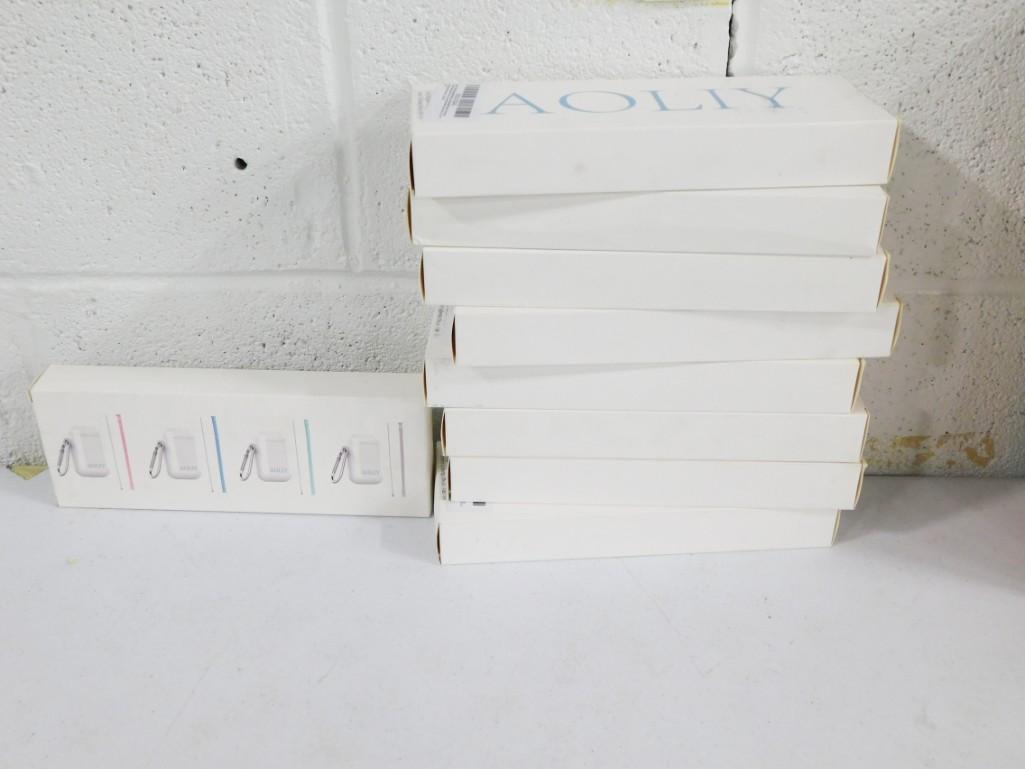 10 New 4 Packs of Mini Keychain reusable straws 40 Keychains Total (1 of 3)