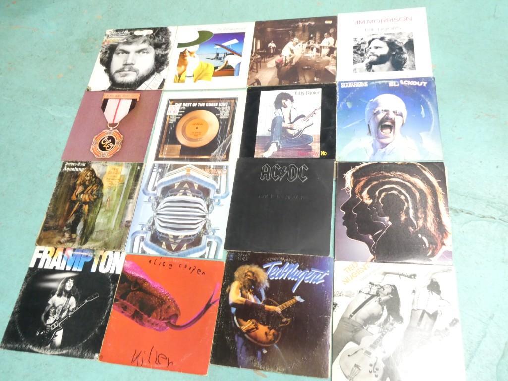 Lot of Vinyl Records including AC/DC, Led Zeppelin, Jethro Tull, Guess Who (1 of 5)
