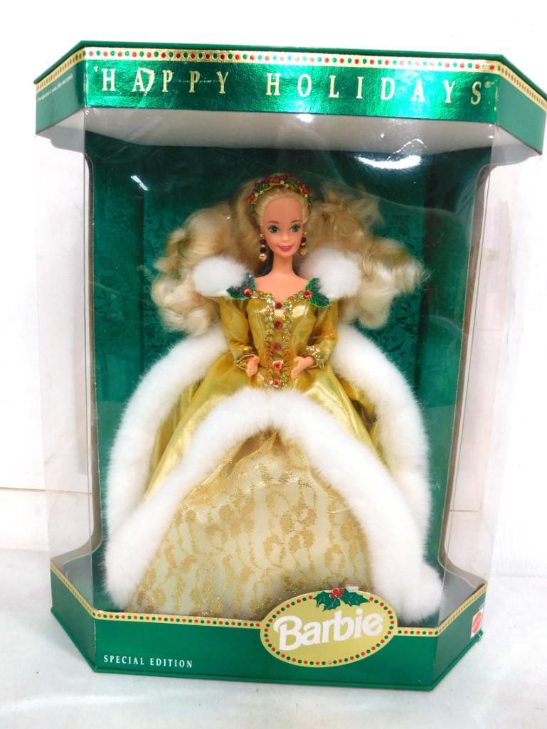 1994 Happy Holidays Barbie Doll Special Edition New In Box