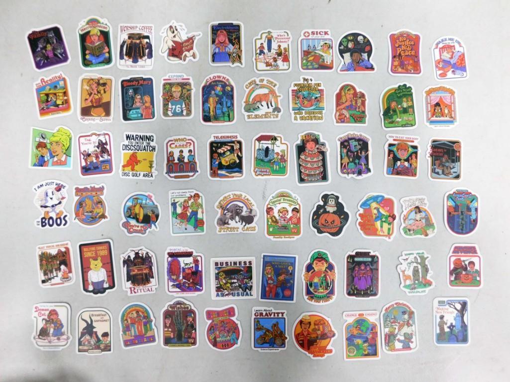 Over 50 Steven Rhodes Vinyl Stickers: Over 50 Steven Rhodes Vinyl Stickers