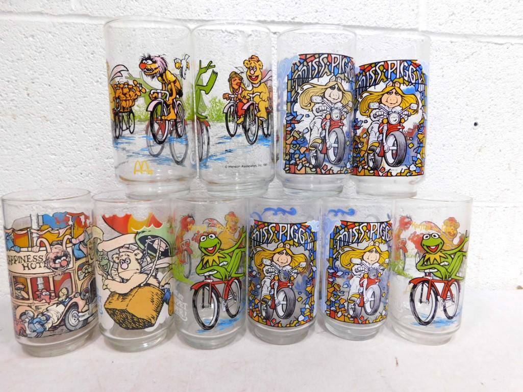10 Muppets Collectible Drinking Glasses or Tumblers incl McDonalds (1 of 4)