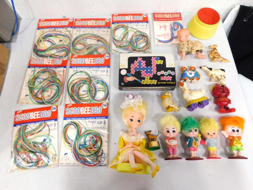 Vintage Small Toys incl Disney Mini Pluto Puppet, Ramp Walkers, Rotor 200 Action Puzzle, etc (1 of 15)