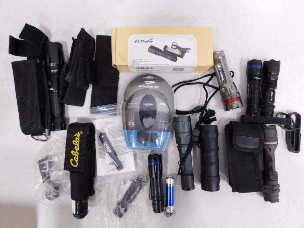 Lot of Tactical Flashlights (1 of 3)
