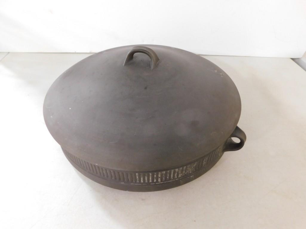 Dansk Brown 13" Round Enamel Cookware Casserole Pan w/Lid (1 of 4)