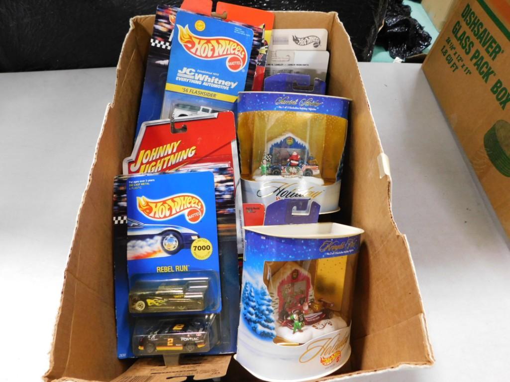 Hot Wheels, Johnny Lightning, and Other Die Cast Cars new in Package (1 of 6)