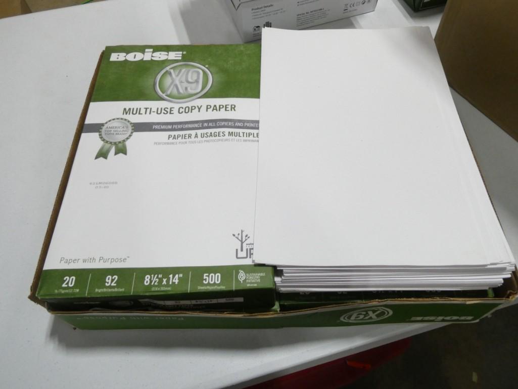 Boise Legal Size Copy Paper 3 Unopened Reams and 1 Opened: Boise Legal Size Copy Paper 3 Unopened Reams and 1 Opened