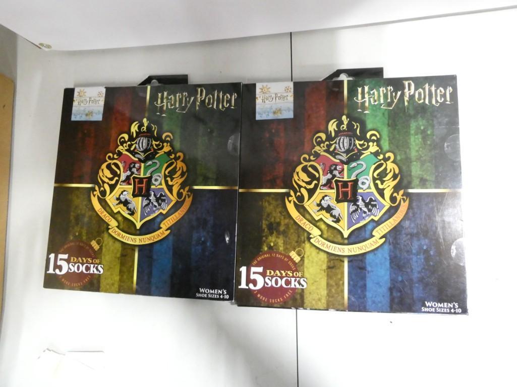 2 Harry Potter 15 Days of Socks New in Package (1 of 3)